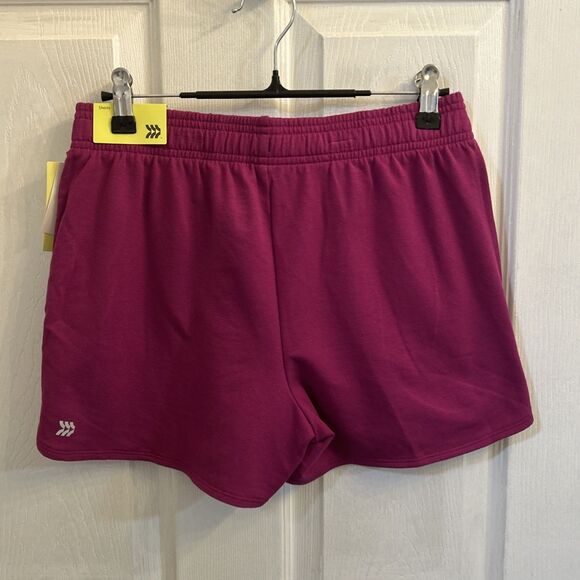Set of 2 NWT All in Motion Girls Shorts XL 14/16 Purple Drawstring Lightweight - Picture 3 of 16